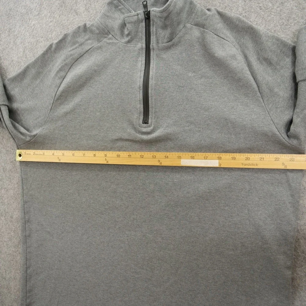 Banana Republic Sweater Mens Extra Large Gray Pullover Knit Crew Mock Neck
